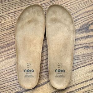 Nora Tan cork Shoe Insoles.  Size 11.  198/44